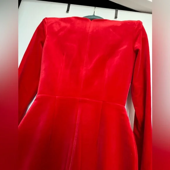 Velvet midi dress - Picture 11 of 11